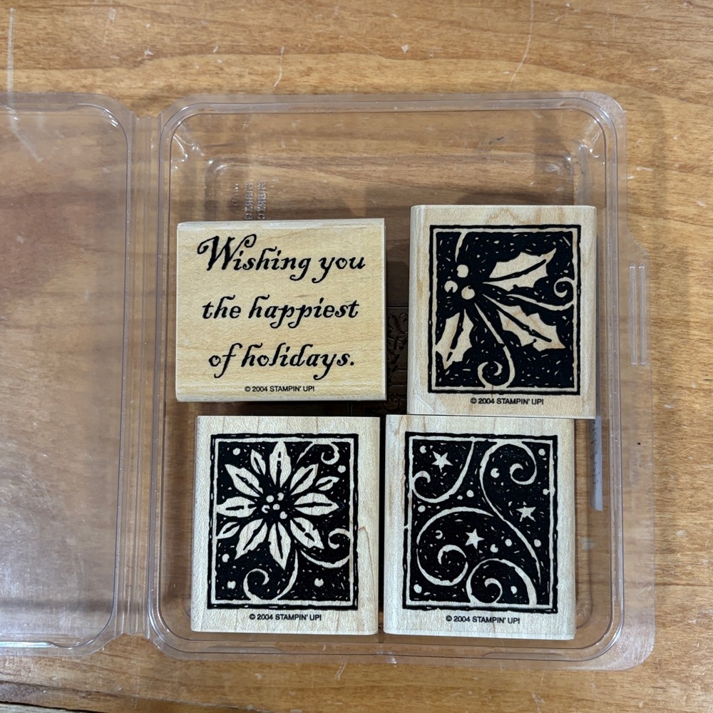 Stampin' Up! HAPPIEST OF HOLIDAYS Stamp Set
